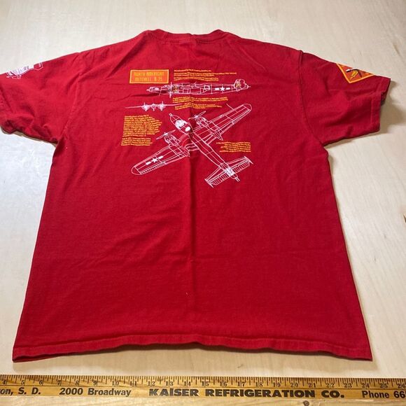 USMC Devil Dogs Ghost Squadron Mitchell‎ B-25 Air Force Shirt sz L - Picture 12 of 12